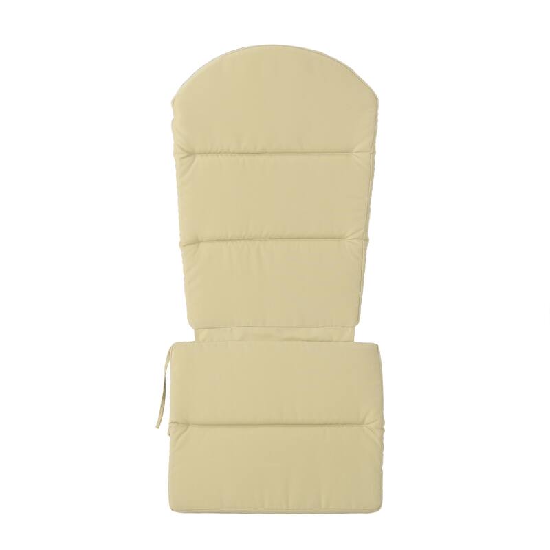 Roomfitters Outdoor Adirondack Chair Cushion with Ties, Water-Resistant Fabric