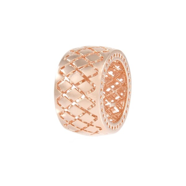 Shop Forever Last 18 Kt Gold Plated Women S Honeycomb Ring On Sale Overstock 29812030