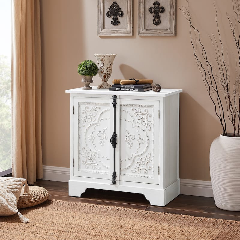 Art Leon Retro and Romantic Floral Cabinet