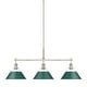 preview thumbnail 9 of 7, Golden Lighting 3306-LP PW Orwell 3 Light 36" Wide Linear Pendant