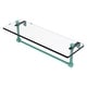 preview thumbnail 14 of 55, Allied Brass 16 Inch Glass Vanity Shelf with Integrated Towel Bar 16 - Sea Foam Green