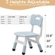 preview thumbnail 11 of 14, 2pcs Height Adjustable Kids Chair for Children Age 2-8