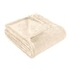 preview thumbnail 1 of 22, The Beyond Bed™ Plush Medium Weight Classic Solid Fleece Blanket California King - Ivory