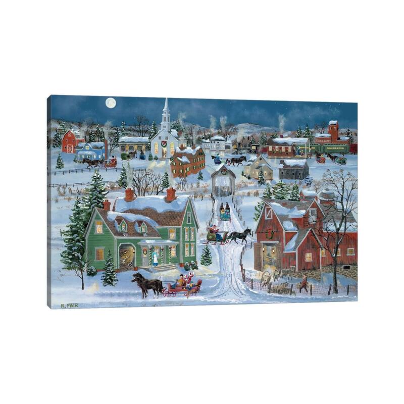 iCanvas "Christmas Homecoming" by Bob Fair Canvas Print