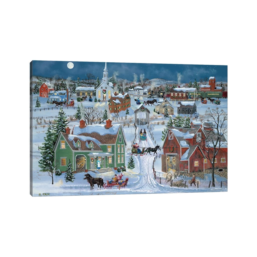 iCanvas "Christmas Homecoming" by Bob Fair Canvas Print