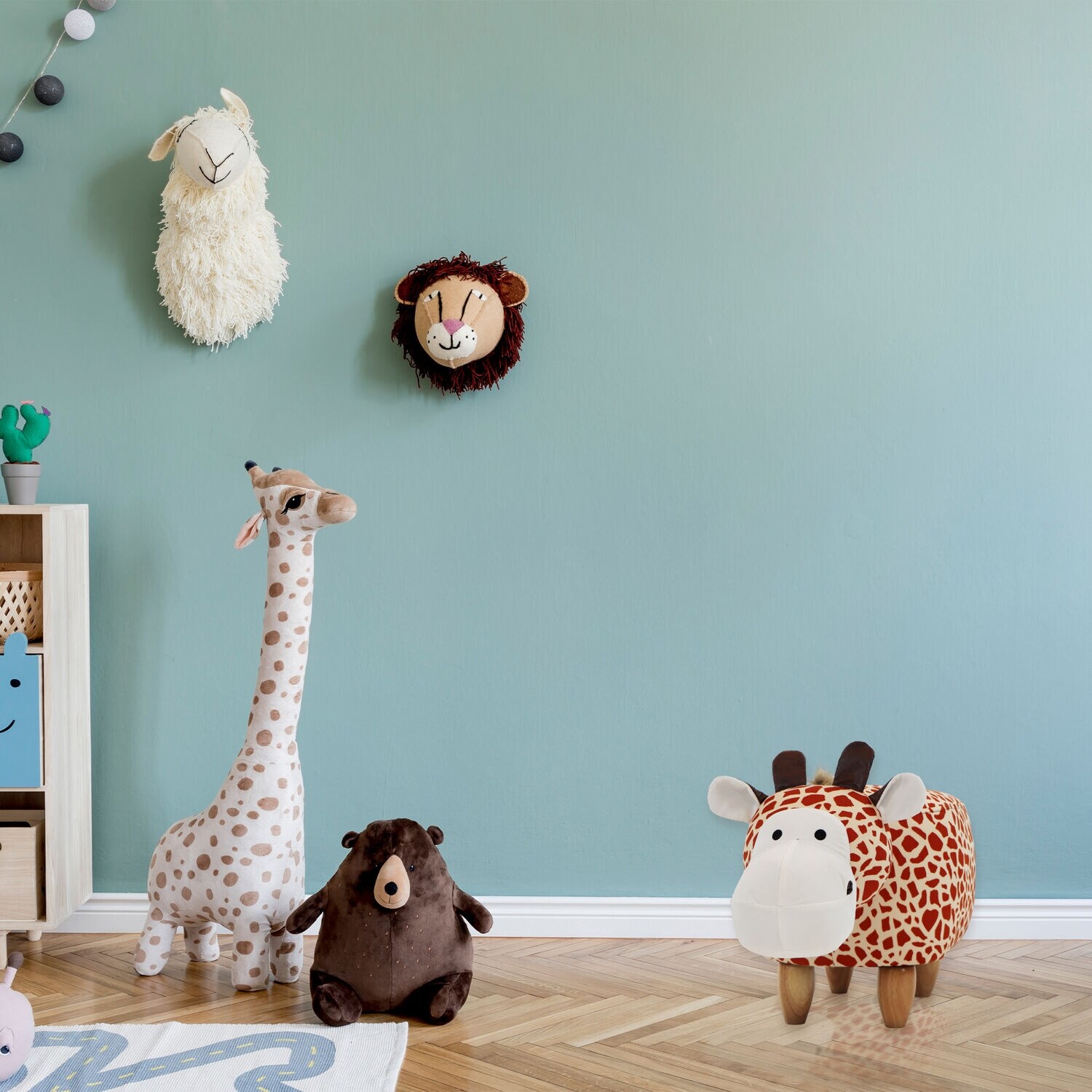 Giraffe footstool deals