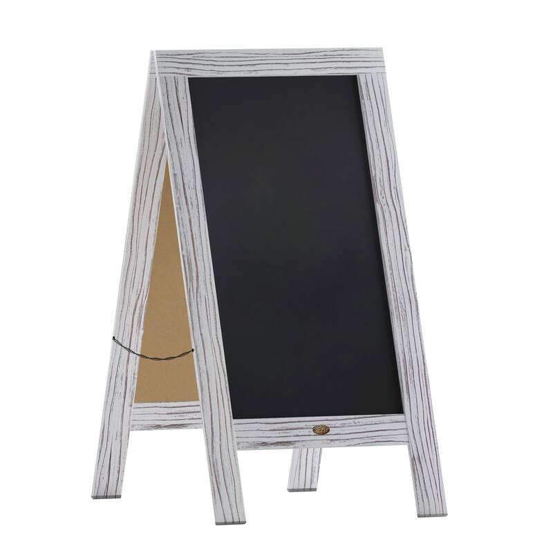 Wood A-Frame Magnetic Chalkboard Set-Markers, Stencils, and Magnets