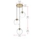preview thumbnail 3 of 11, Elegant Lighting Baxter 3 Light 20" Wide Multi Light Pendant with