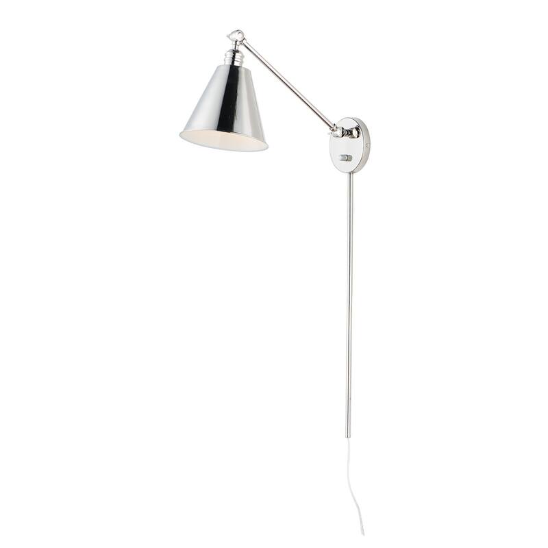 Maxim Library 32" Tall Wall Sconce - Polished Nickel