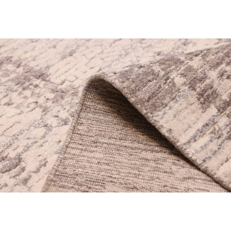 ECARPETGALLERY Hand Loomed Elysian Grey Rug - 7'10 x 9'10