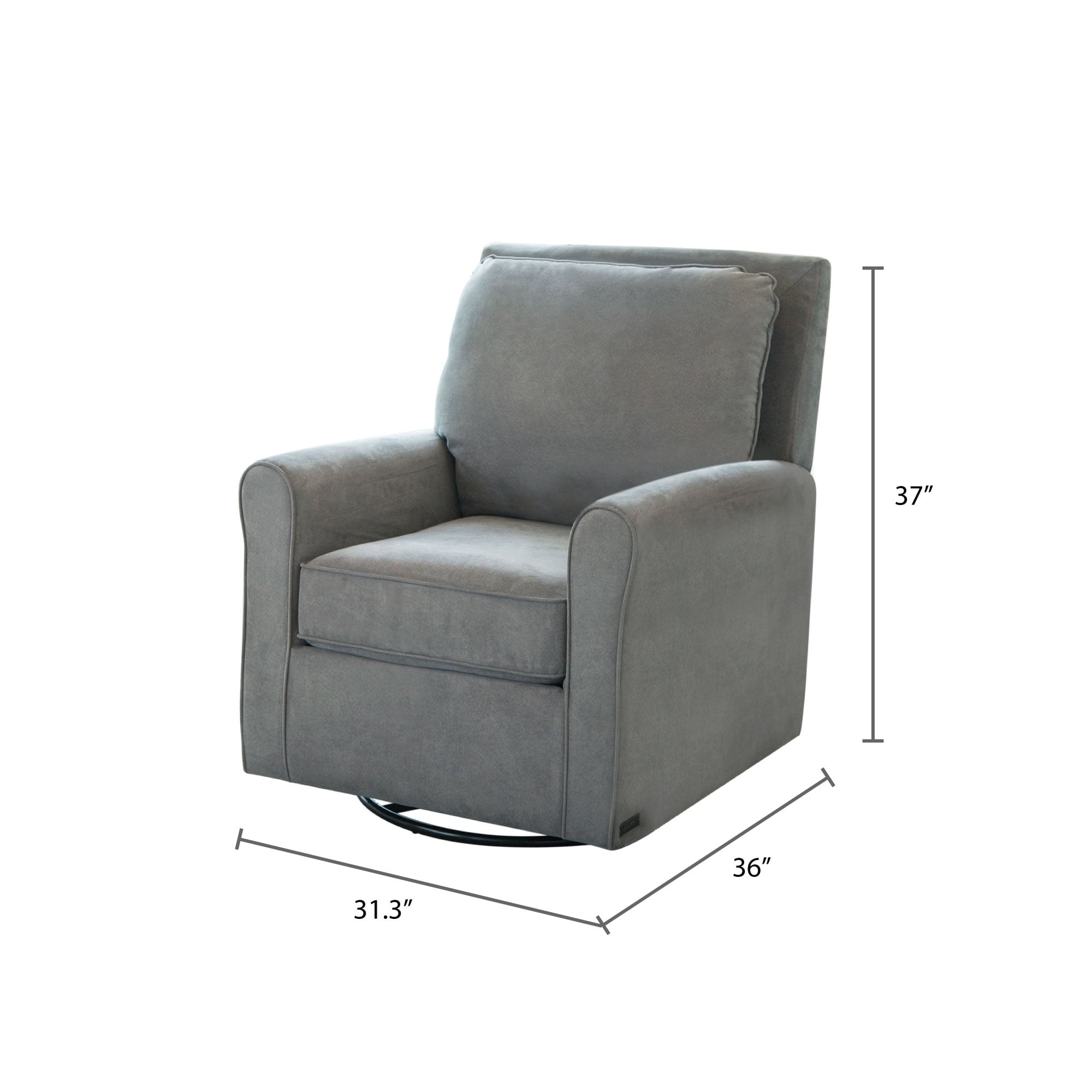 Abbyson living silo swivel glider and ottoman hotsell set