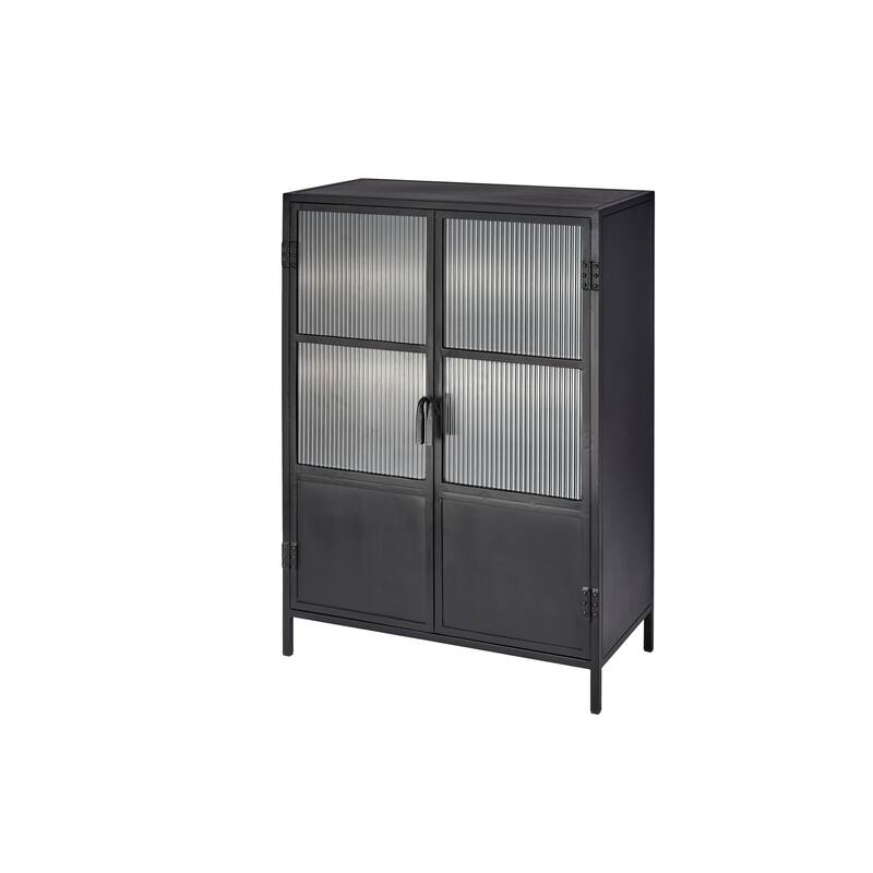 Jamie Young Vitrino 2 Door Iron Dresser
