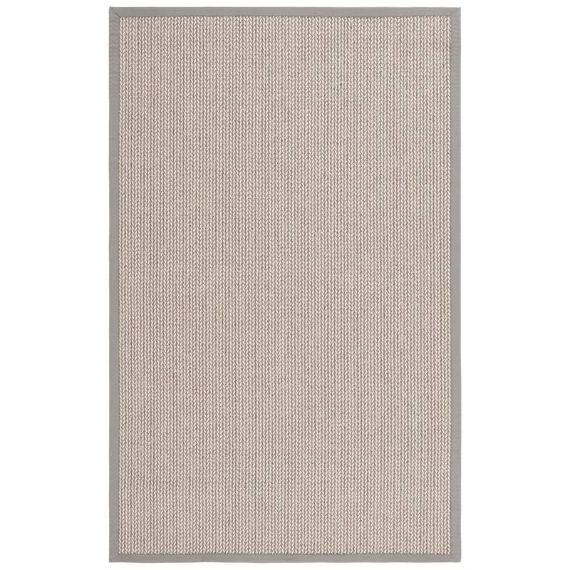 SAFAVIEH Natural Fiber Evia Sisal & Wool Rug
