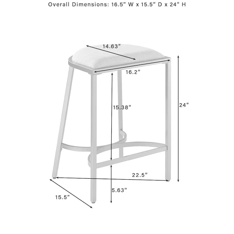 Crosley Ellery 2Pc Counter Stool Set