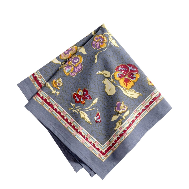 Couleur Nature 19-inch Pansy Napkins (Set of 6)