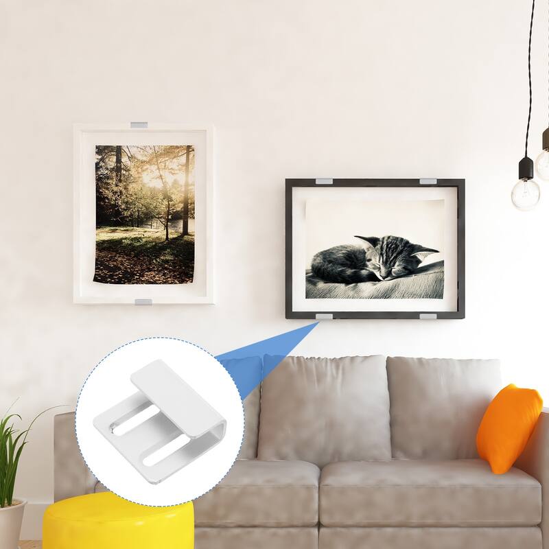 10 Pcs Stainless Steel Tile Hanger, Adjustable Bracket