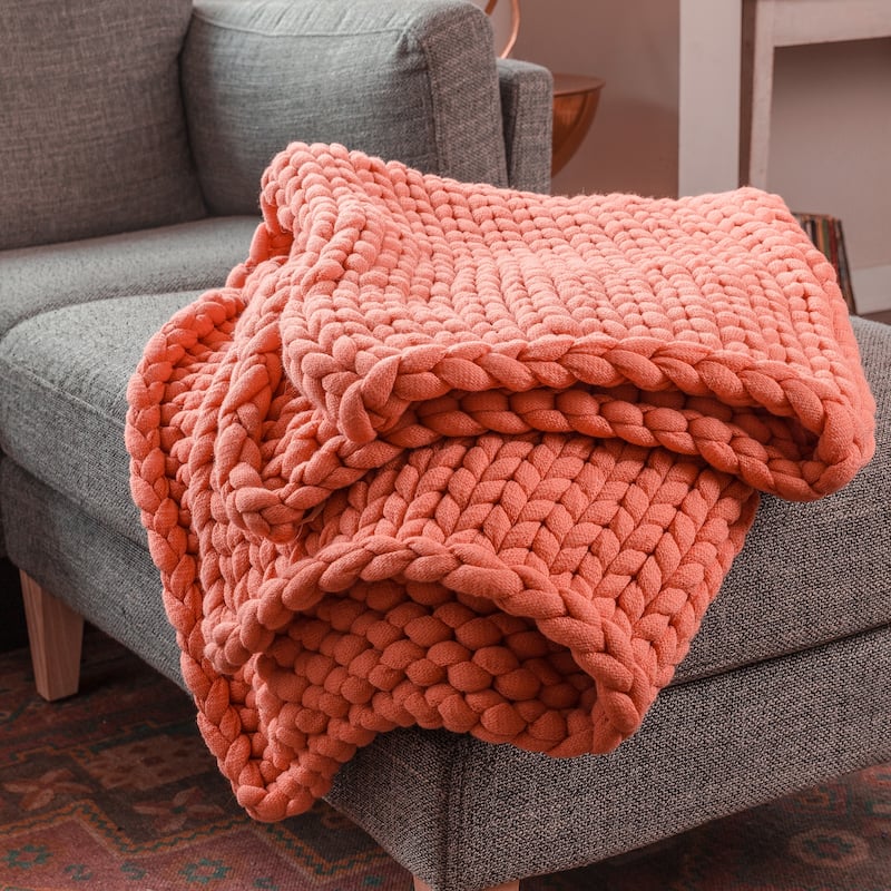 Donna Sharp Chunky Knit Throw