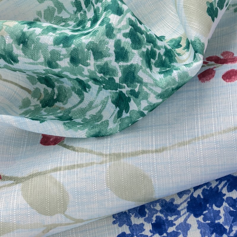 Danika Cedar Flower Blooms Shower Curtain