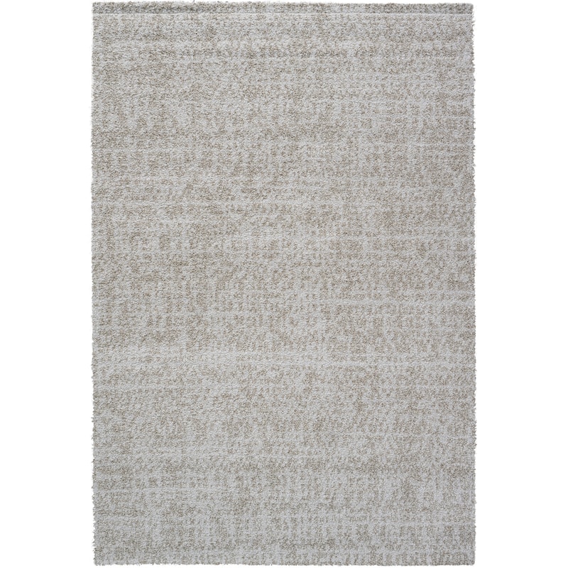 Matilda Ivory and Beige Polypropylene Area Rug - 9' x 12'