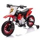 preview thumbnail 5 of 58, 12V Kids Ride-On Electric Motorcycle - Twist Grip Throttle, Training Wheels, Dirt Bike Design