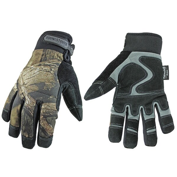 Waterproof Thinsulate MossyOak Camo Winter Gloves Youngstown Glove  Medium 
