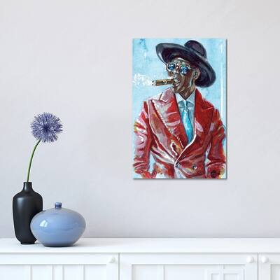 iCanvas "A Man and His Cigar" by Sunflowerman Canvas Print