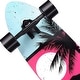 preview thumbnail 7 of 7, 42 in. Colorful Landscape Longboard Skateboard Drop Through Deck Complete Maple Cruiser Freestyle, Camber Concave
