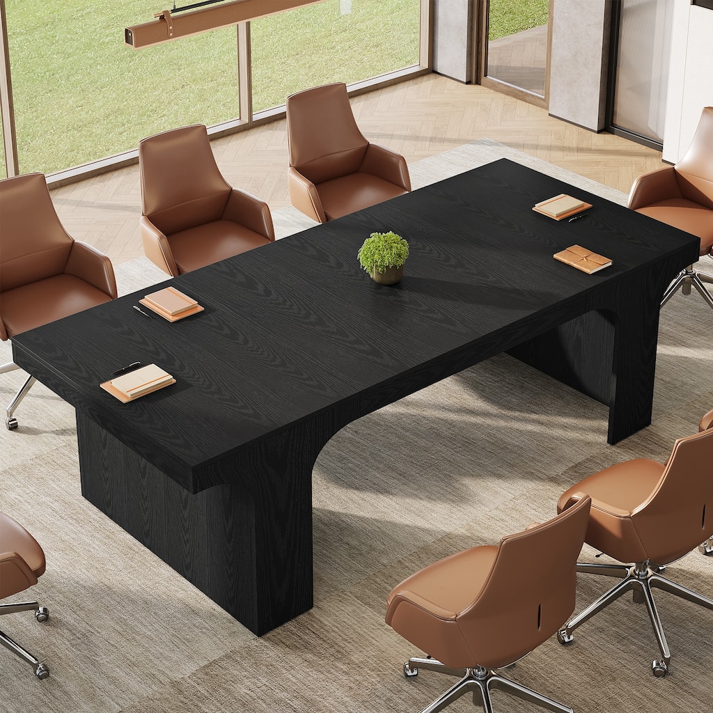 Large Executive Conference Table, Office Meeting Table, Boardroom Computer Writing Desk Workstation Accent Table