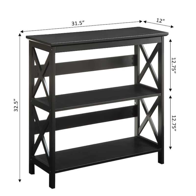 Convenience Concepts Oxford 3 Tier Bookcase