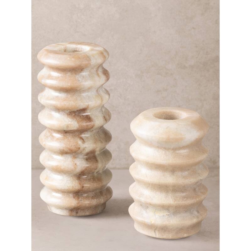 Tracey Onyx Taper Candle Holder - Set of 2 - Set of 2
