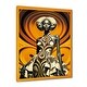 preview thumbnail 2 of 6, Designart "Beautiful Contemporary African Retro Woman VII" African American Framed Art Print