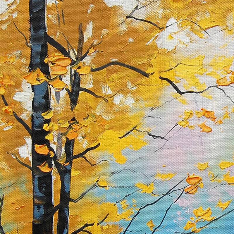 Misty Autumn Day by Graham Gercken Canvas Art Print
