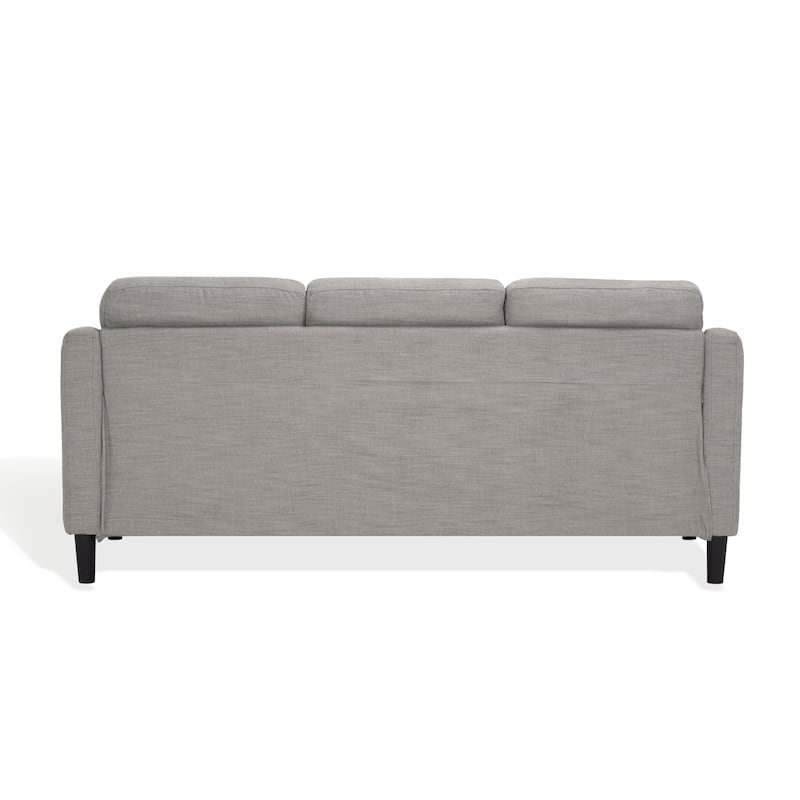 SAFAVIEH Couture Nathaniel Tufted Back 3 Seater Sofa - 77"W x 32"D x 34"H
