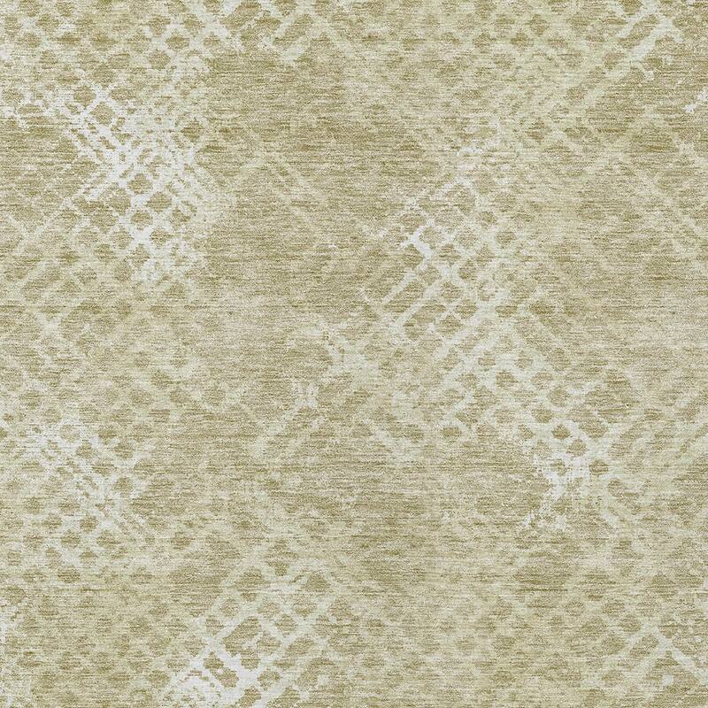 HomeRoots Geometric Transitional Rectangle Outdoor Rug