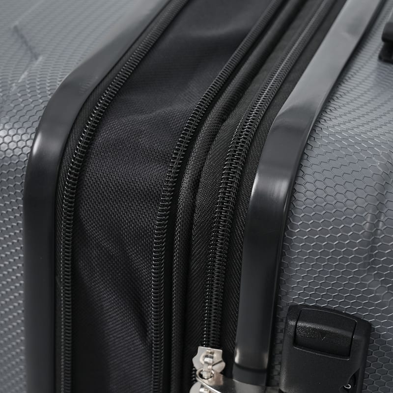 20 Inch Hardshell ABS Carry on Luggage, Durable Expandable Travel Suitcase with Spinner Wheels, TSA Lock