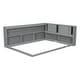 preview thumbnail 7 of 18, Full Floor Bed with L-shaped Bookcases