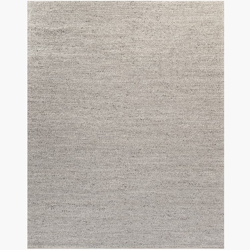 Ben Soleimani Braided New Zealand Wool and Viscose Hand Woven Rug - 6' x 9' - Fog