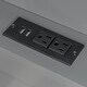 preview thumbnail 9 of 30, Wooden Bunk Bed Twin over Full Bunk Bed with 6 Up and Down Storage Shelves, LED, Charging Station, Stairs and Bottom Drawer