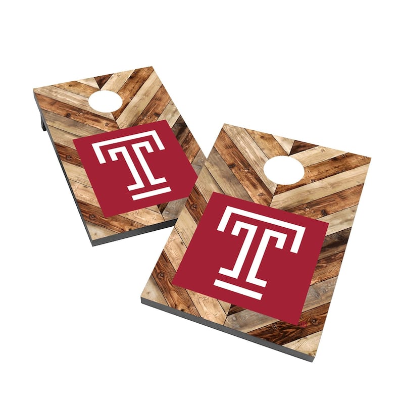 Temple University Owls 2x4 Cornhole Bag Toss Game