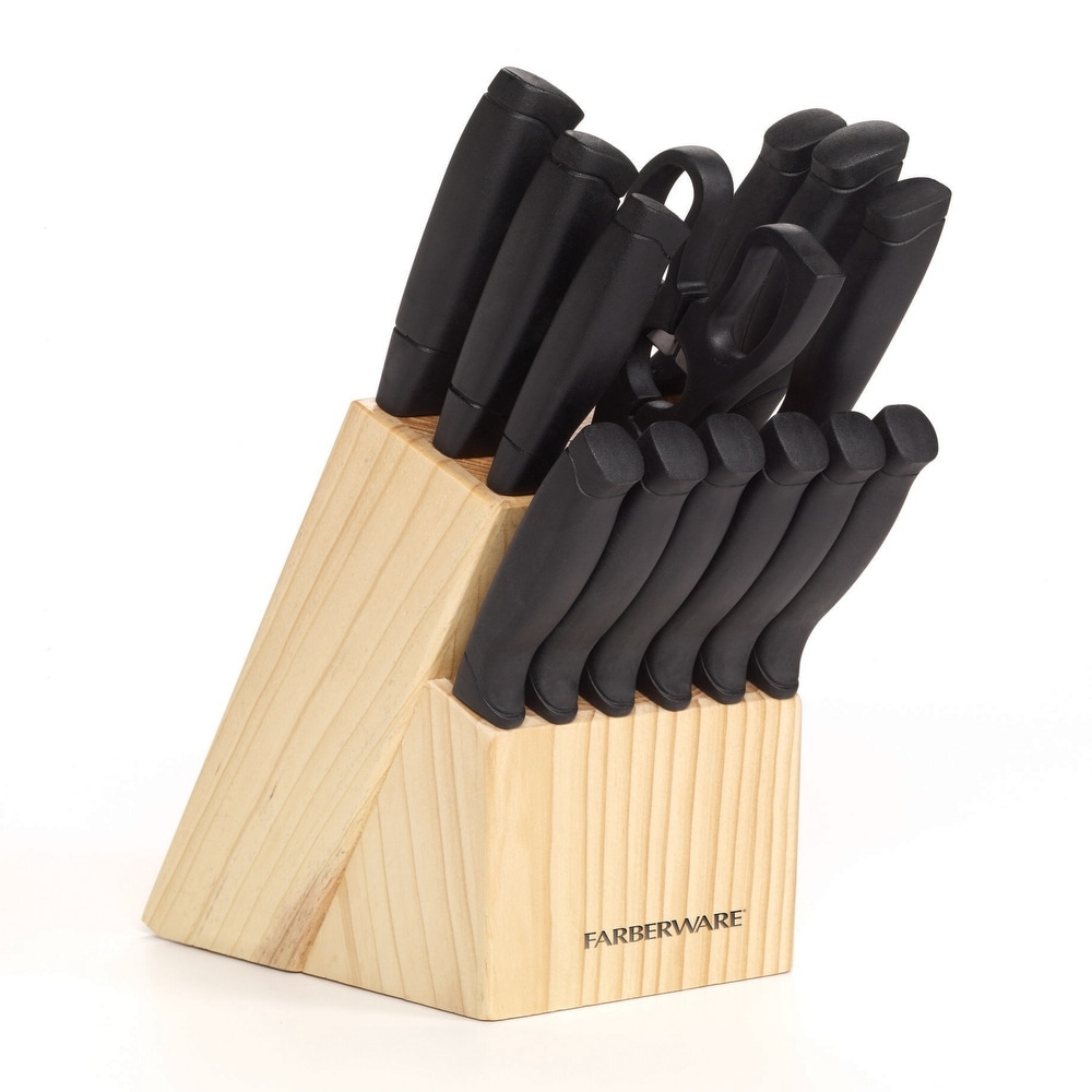 Farberware 22 Piece Never Needs Sharpening Triple Riveted Knife