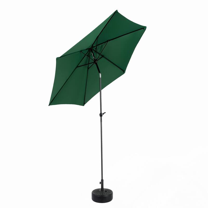9FT Patio Umbrella with Push Button Tilt and Crank(Base Not Included)
