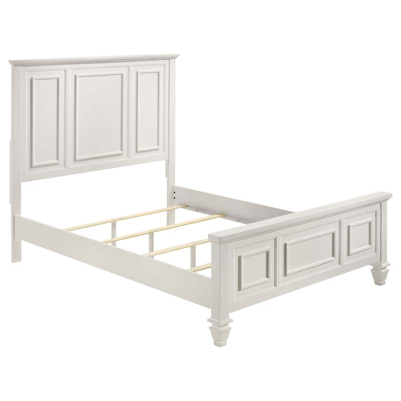 Sandy Beach 5-piece Bedroom Set with High Headboard