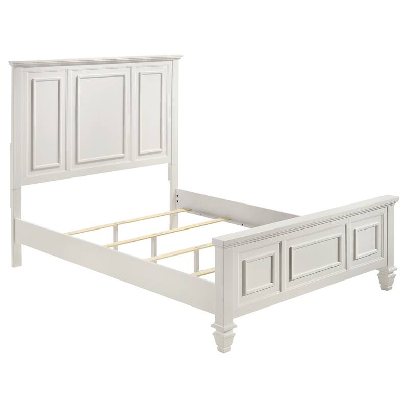 Sandy Beach Panel Black 4-Piece Bedroom Set