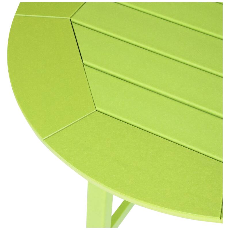 Polytrends Laguna Hdpe All Weather Outdoor Patio 35" Round Counter Table