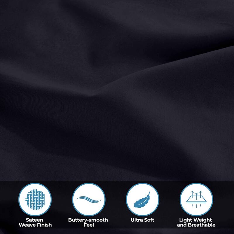 Superior Egyptian Cotton 300 Thread Count Solid Bed Sheet Set
