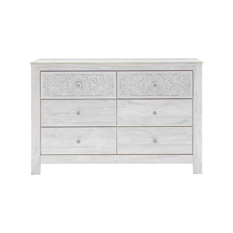 Paxberry Whitewash Dresser