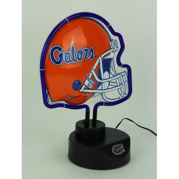 Shop University Of Florida Gators Football Helmet Neon Tabletop