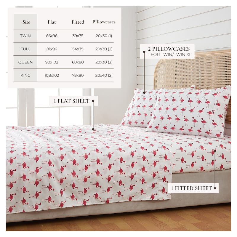 Linery & Co. Ultra-Soft Coastal-Inspired Brushed Microfiber Sheet Set