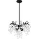 preview thumbnail 1 of 6, Maple 4-Light Earth Black Pendant Light