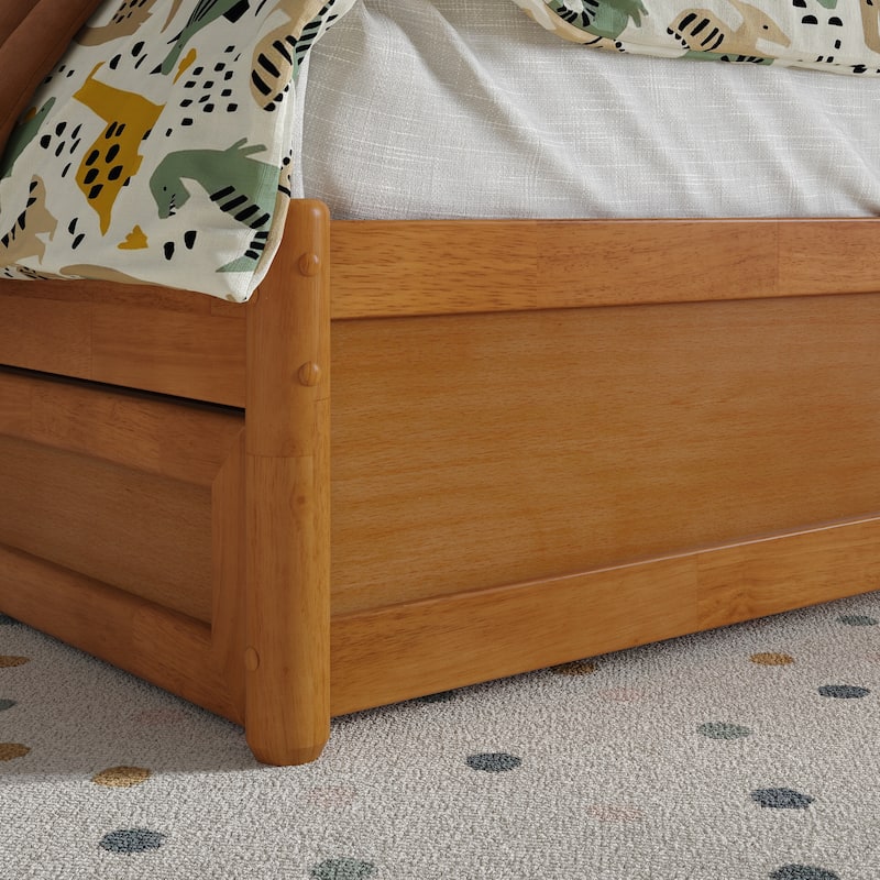 Clayton Platform Bed with Panel Footboard and Storage Drawers